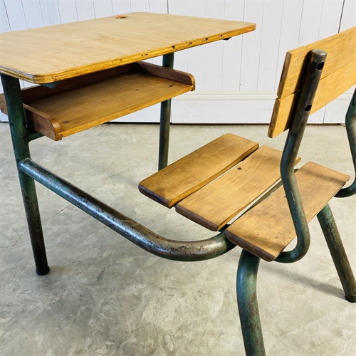 1950's Childs desk, vintage table, home schooling great condition, restored