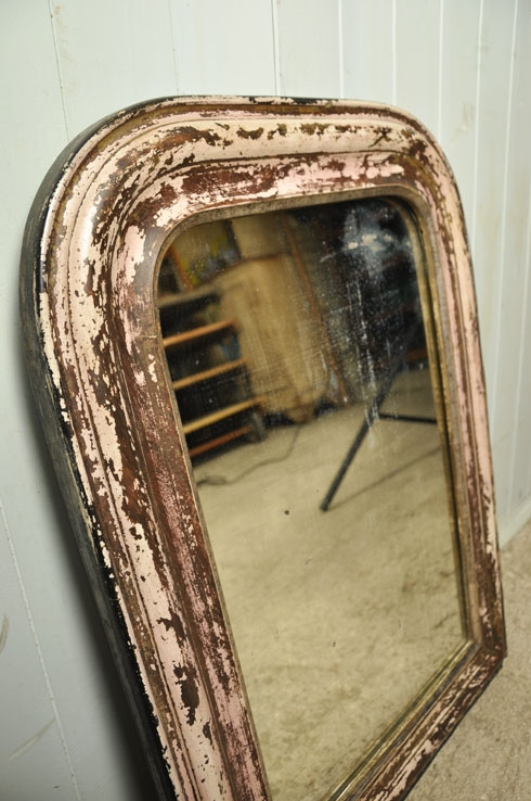 Small Distressed French Mirror - Antique Mirrors - Original House