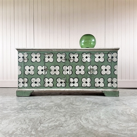 Clover Painted Italian Sideboard 