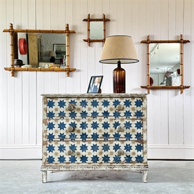 Repainted Oak Chest of Drawers