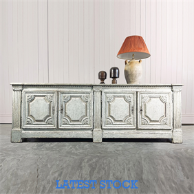 Large Repainted Flemish Sideboard