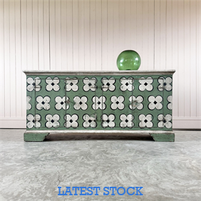 Clover Painted Italian Sideboard 