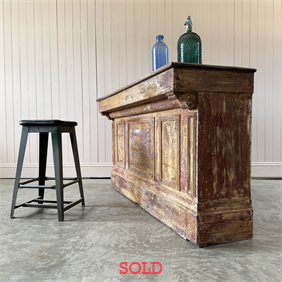 19th Century French Shop Counter